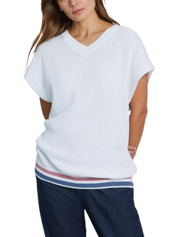 Hay Life Unisex Knitted Tank Jumper - view 2, White