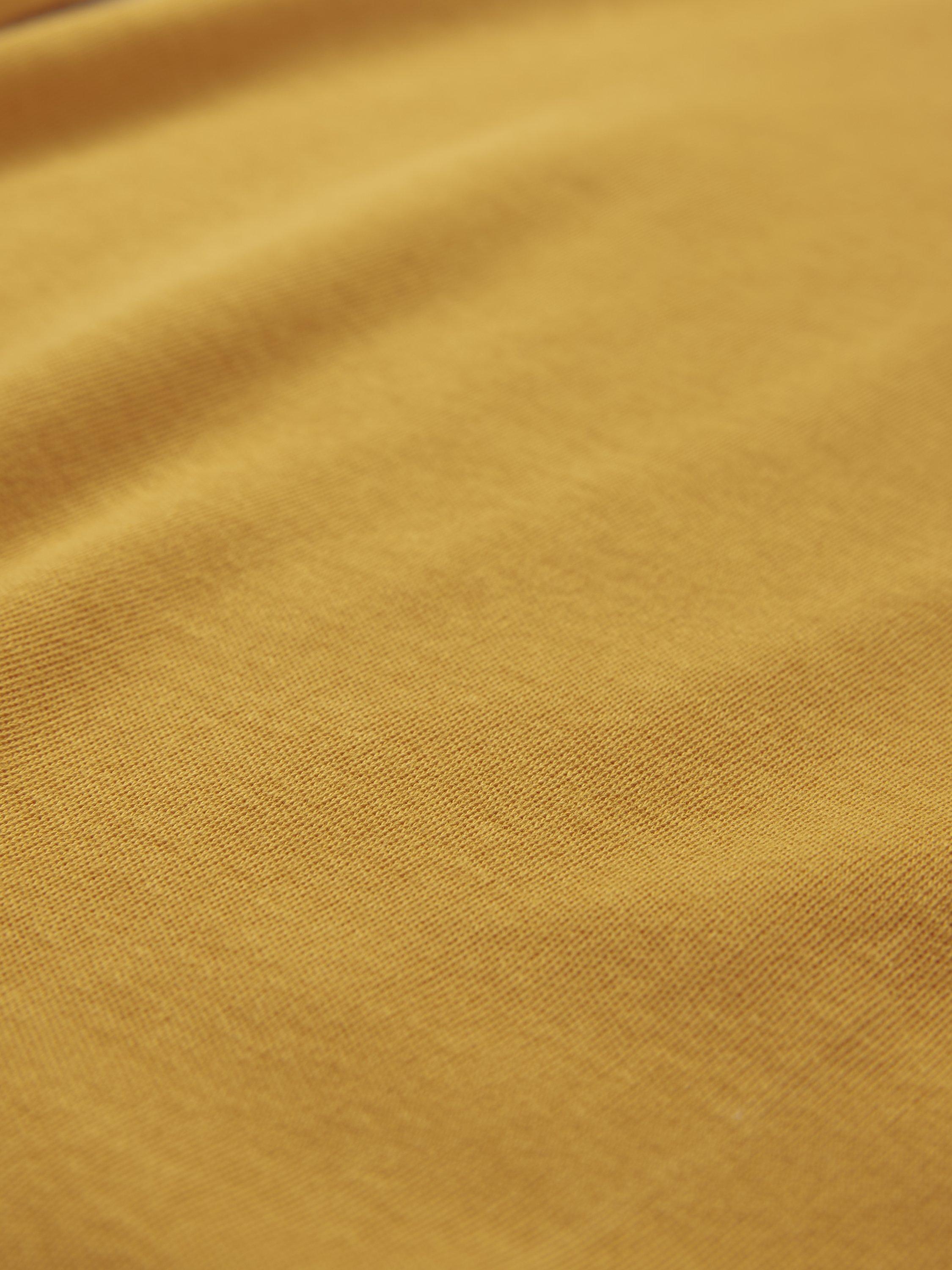 Product image 5 of 5, which shows Celtic & Co. Jersey Long Sleeve Top, Gold, 14