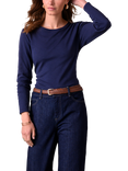 Celtic & Co. Long Sleeve Jersey Top, Navy