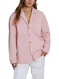 Hay Life Unisex Utility Overshirt, Light Pink - view 2, Light Pink