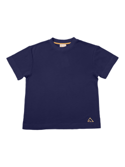 Hay Life Unisex Boxy Waffle T-Shirt, Navy