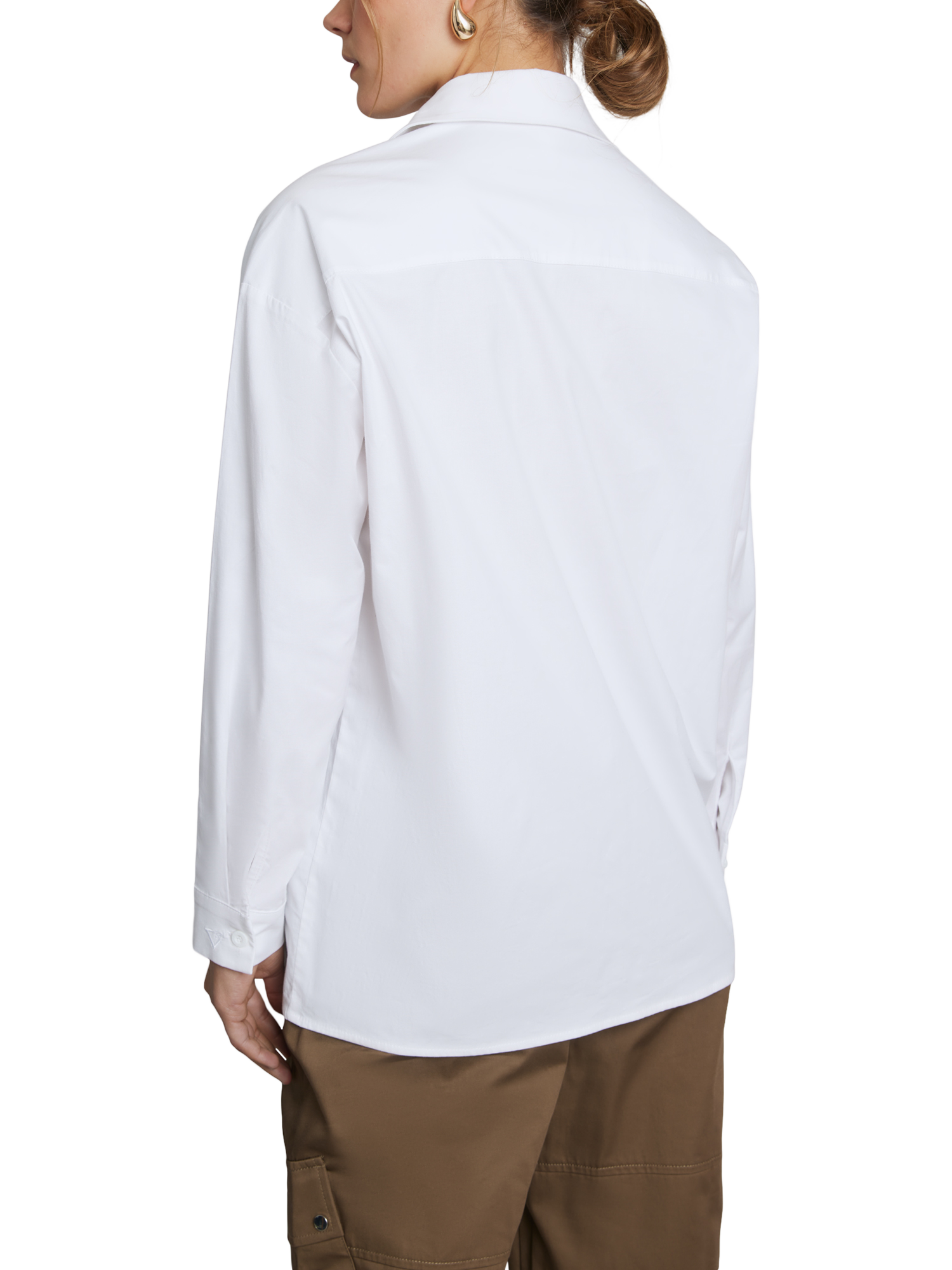Product image 5 of 7, which shows Hay Life Unisex Box Fit Shirt, White, XS
