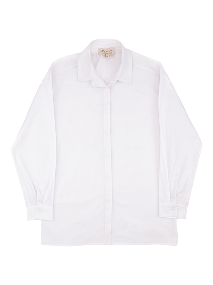 Hay Life Unisex Box Fit Shirt, White, 