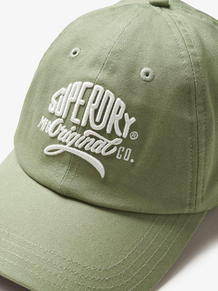 Superdry Graphic Baseball Cap, Seagrass Green