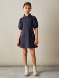 Reiss Kids' Anna Jersey Puff Sleeve Dress