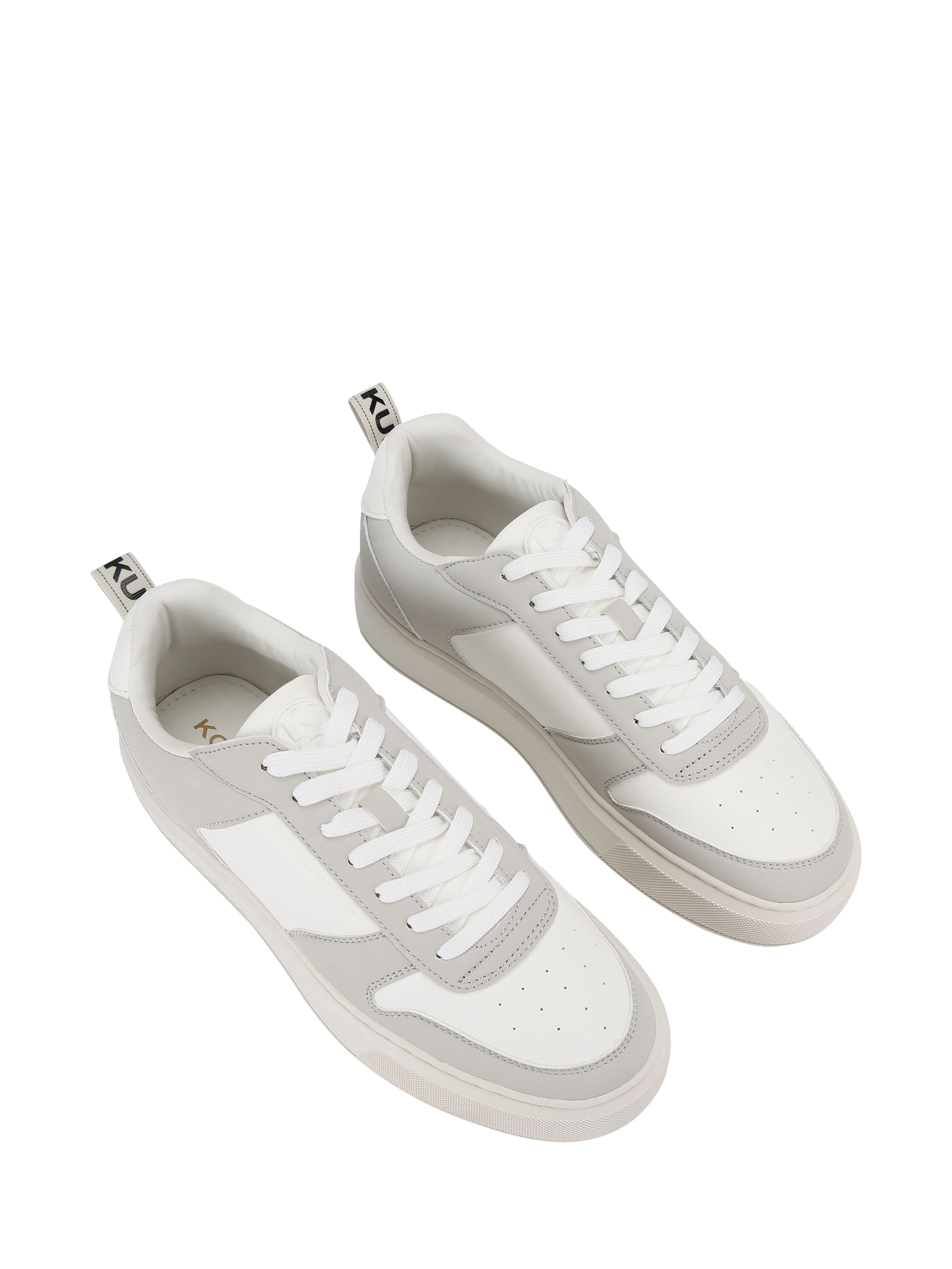 Product image 2 of 4, which shows KG Kurt Geiger Kinsley Chunky Lace-Up Trainers, White/Multi, 6