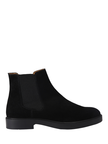 KG Kurt Geiger Douglas Suede Chelsea Boots, Black