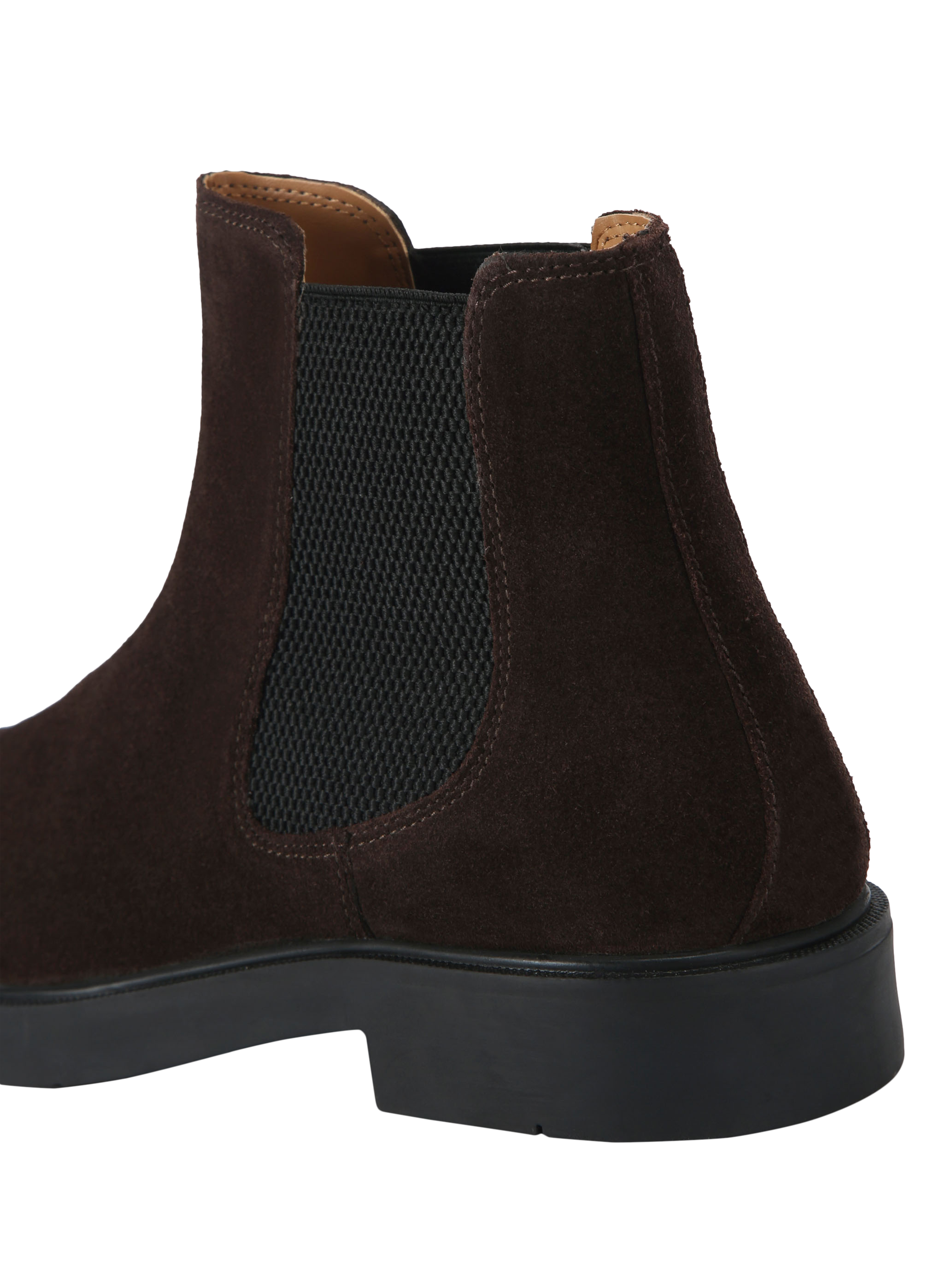Product image 2 of 3, which shows KG Kurt Geiger Douglas Suede Chelsea Boots, Brown, 6