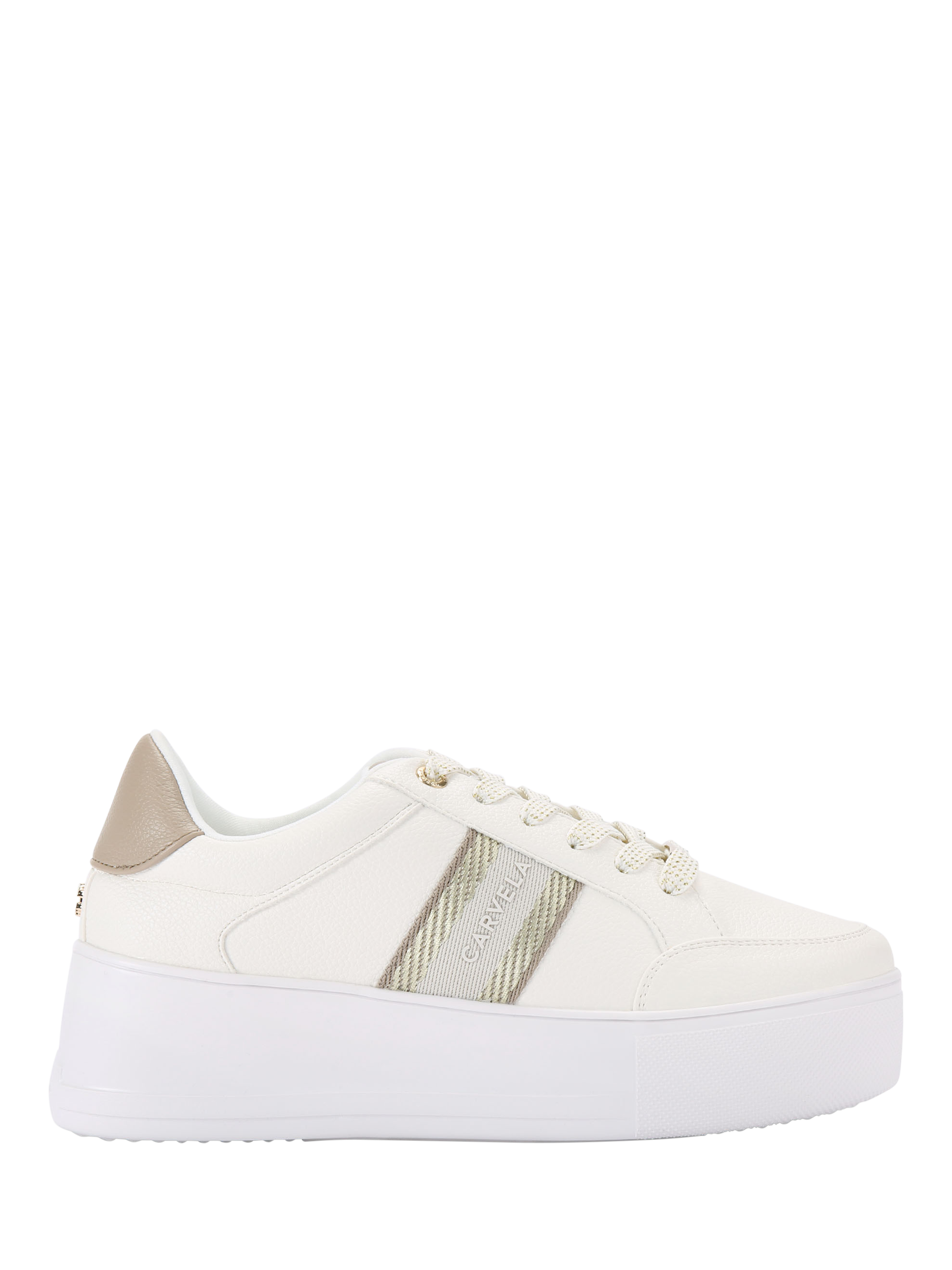 Carvela Jive Tape Trainers, White/Multi