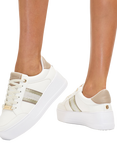 Carvela Jive Tape Trainers, White/Multi