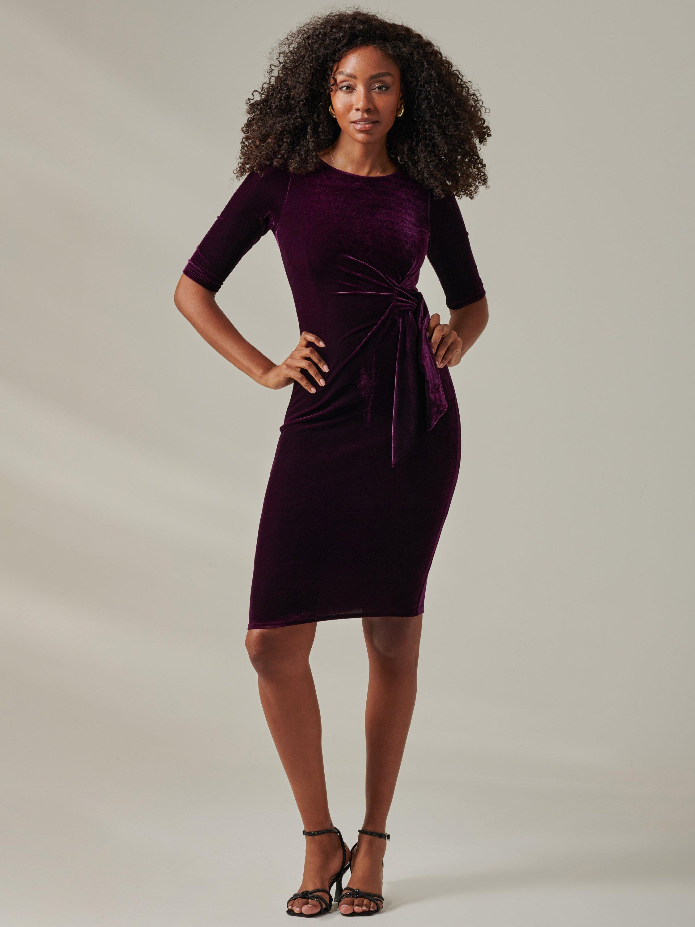 Midnight purple dress best sale