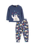 Frugi Baby Percy Top & Joggers Outfit Set, Multi