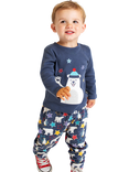 Frugi Baby Percy Top & Joggers Outfit Set, Multi