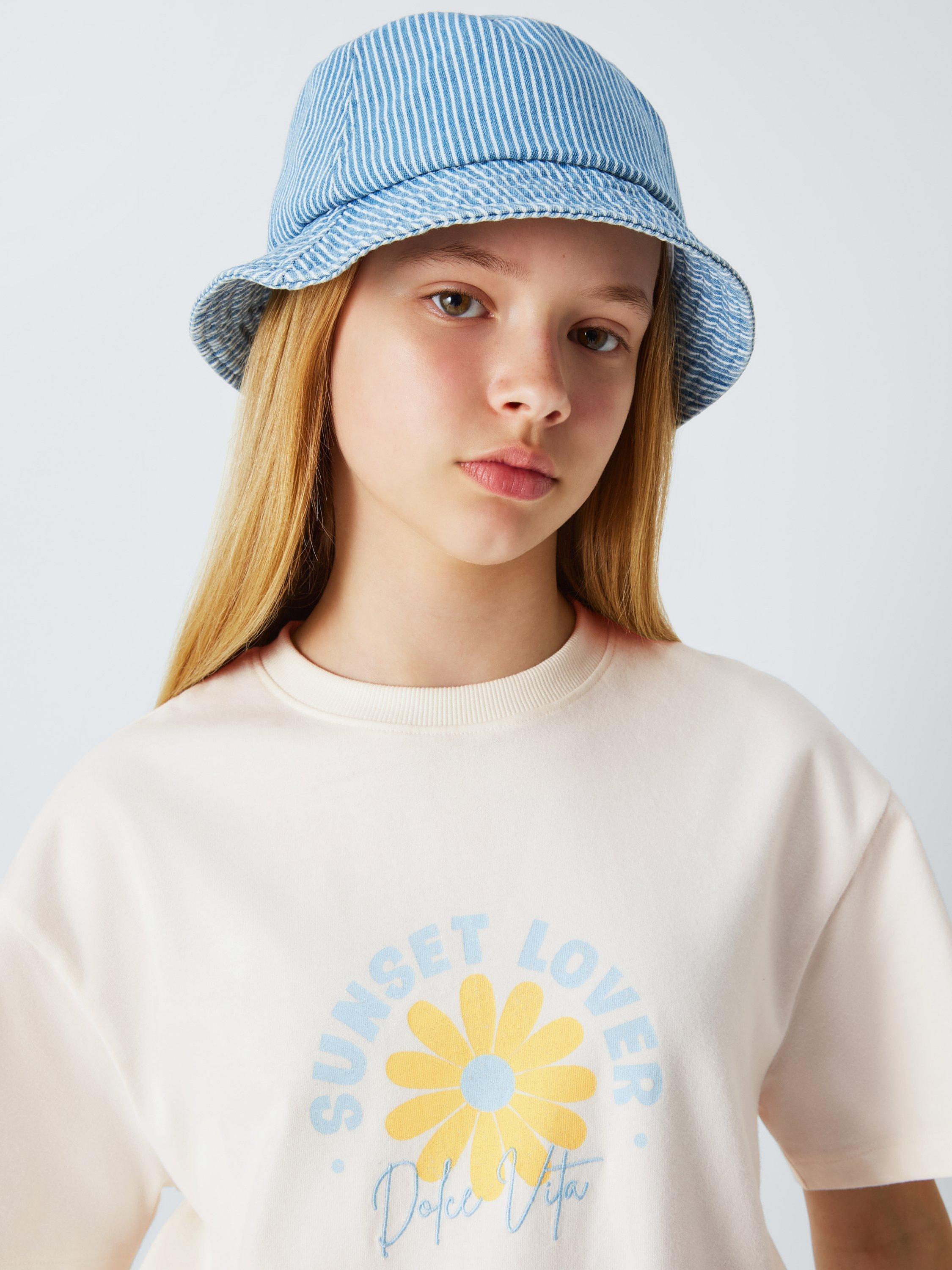 Product image 4 of 6, which shows John Lewis Kids' Sunset Lover T-Shirt, White, 12 years