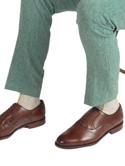 Jones Bootmaker Matthew Leather Oxford Shoes - view 2, Chesnut