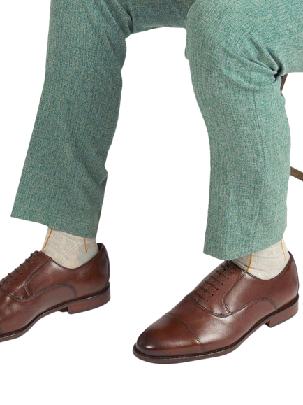 Jones Bootmaker Matthew Leather Oxford Shoes - view 2, Chesnut