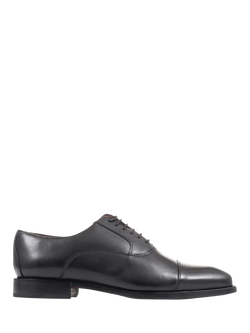 Jones Bootmaker Matthew Wide Fit Leather Oxford Shoes, Black