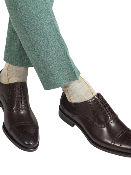 Jones Bootmaker Maynard Leather Brogue Detailed Oxford Shoes - view 2, Black