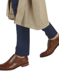 Jones Bootmaker Maynard Leather Brogue Detailed Oxford Shoes, Chestnut