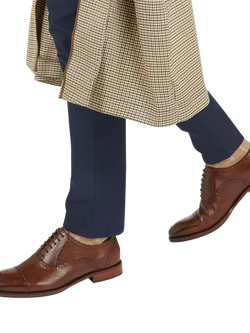 Jones Bootmaker Maynard Leather Brogue Detailed Oxford Shoes - view 2, Chestnut