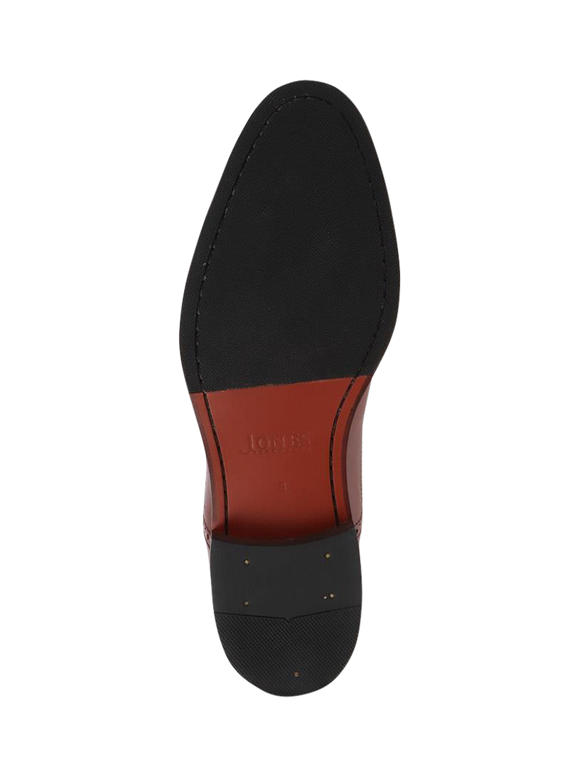 Product image 7 of 7, which shows Jones Bootmaker Maynard Leather Brogue Detailed Oxford Shoes, Chestnut, 6