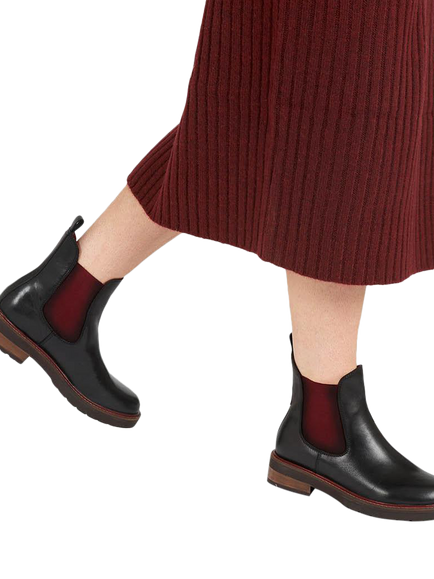 Jones Bootmaker Maddalena Leather Chelsea Boots - view 2, Black