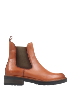 Jones Bootmaker Maddalena Leather Chelsea Boots, Tan