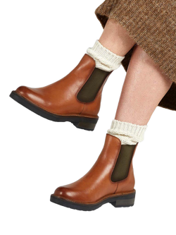 Jones Bootmaker Maddalena Leather Chelsea Boots - view 2, Tan