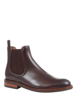 Jones Bootmaker Eastbourne Leather Chelsea Boots - view 2, Dark Brown