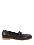 Jones Bootmaker Tadley Leather Horsebit Loafers, Black