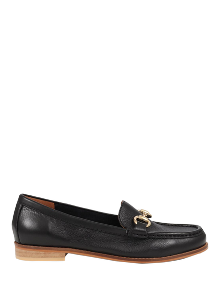Jones Bootmaker Tadley Leather Horsebit Loafers, Black, Black