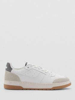 Mango Maxim Trainers, White, White