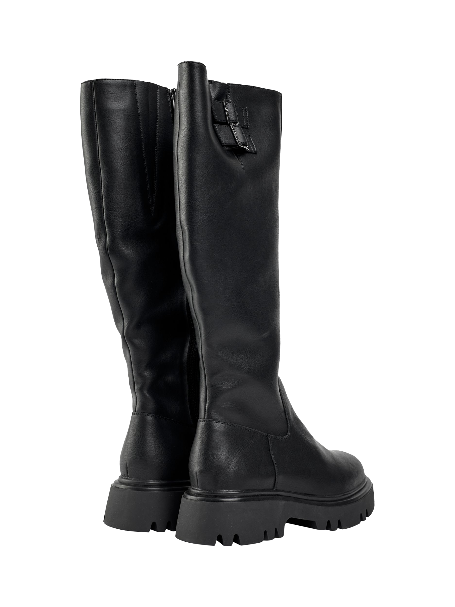 Product image 2 of 3, which shows V.GAN Vegan Bram Knee High Boots, Black, 3