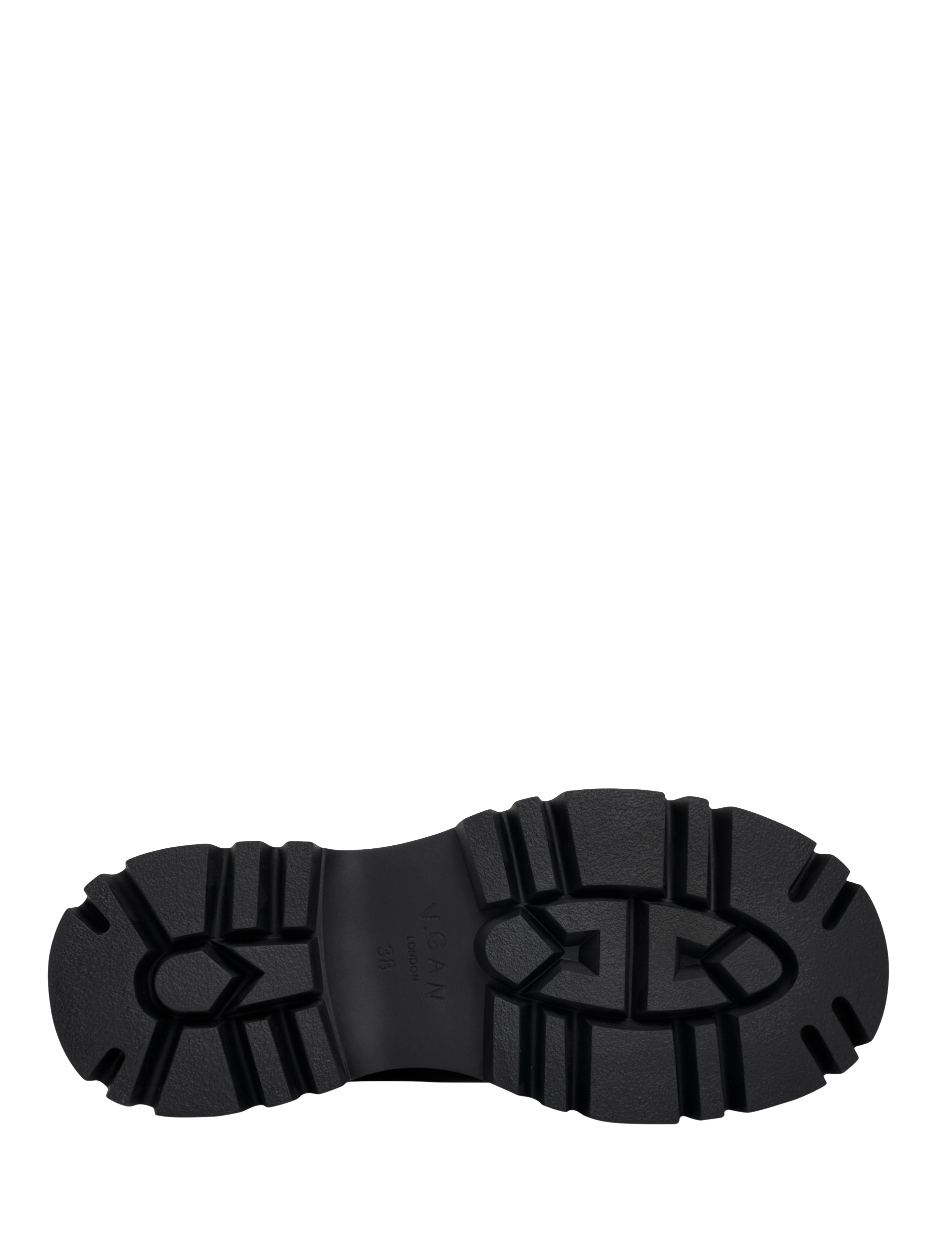 Product image 4 of 4, which shows V.GAN Vegan Cameo Zip Ankle Boots, Black, 3