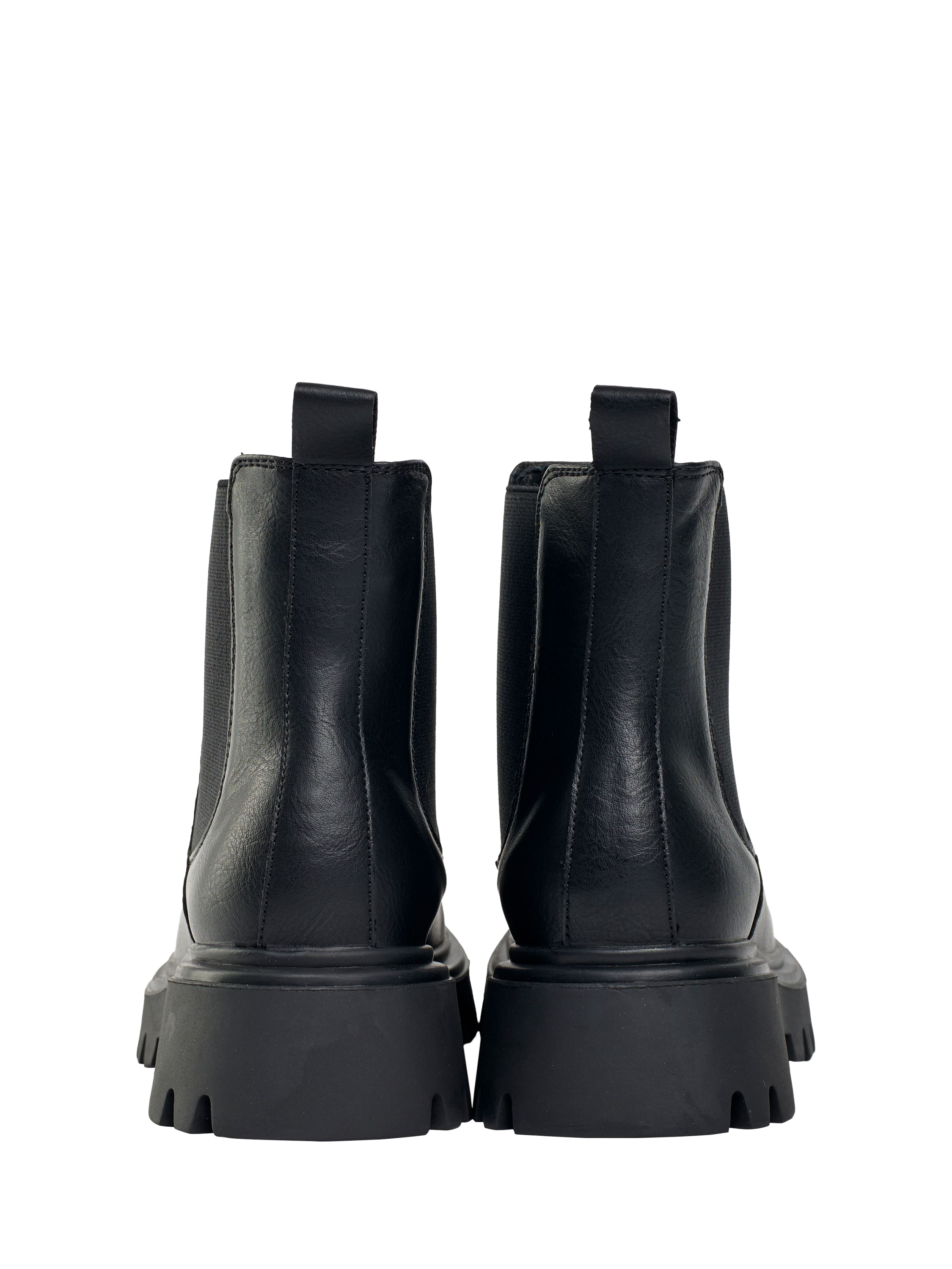 Product image 3 of 4, which shows V.GAN Vegan Russ Chelsea Boots, Black, 3