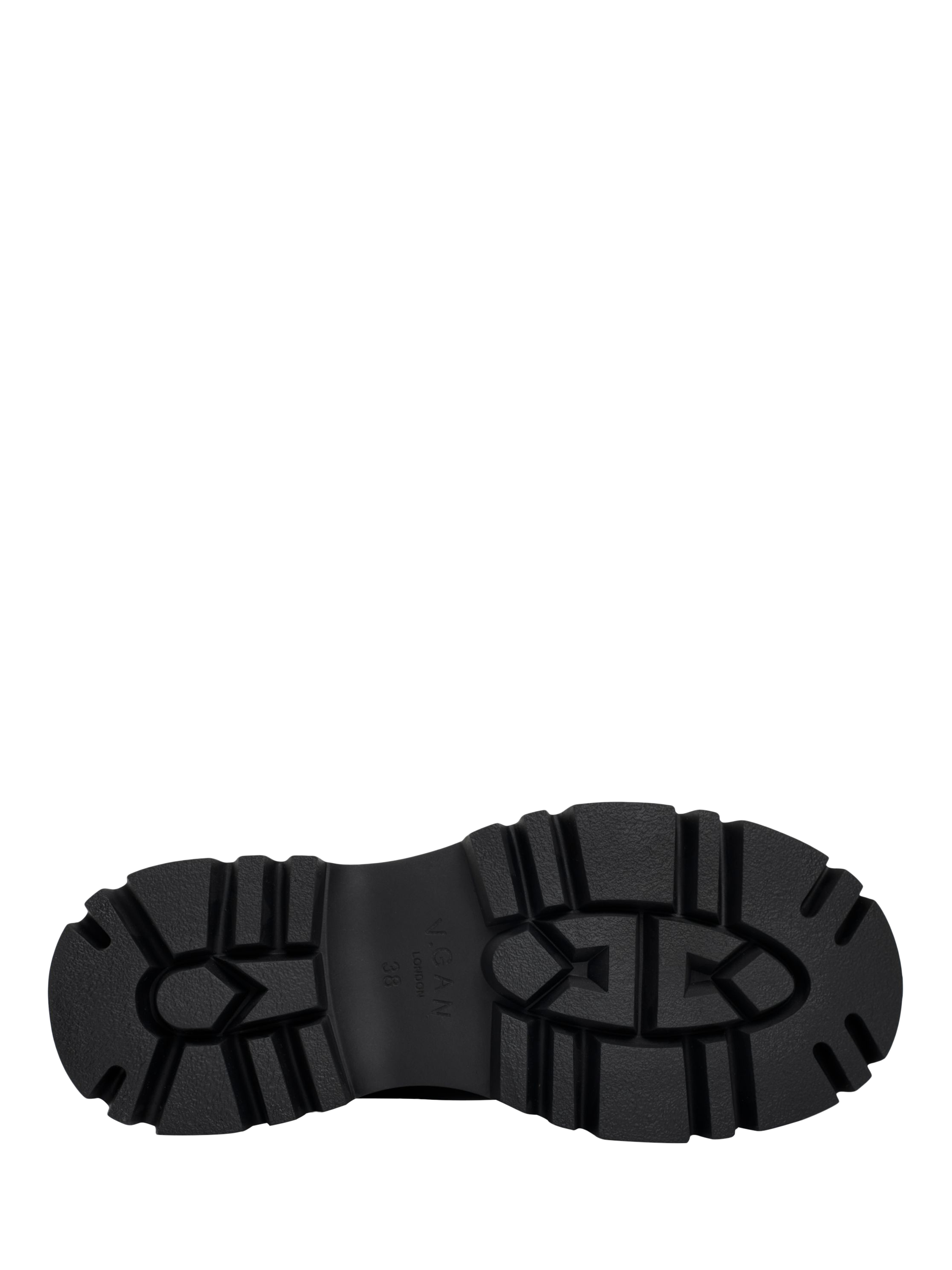 Product image 4 of 4, which shows V.GAN Vegan Russ Chelsea Boots, Black, 3