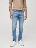 Mango Jan Slim Jeans, Open Blue