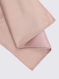 Moss Sky Silk Pocket Square, Dusty Pink