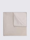 Moss Sky Silk Pocket Square, Champagne