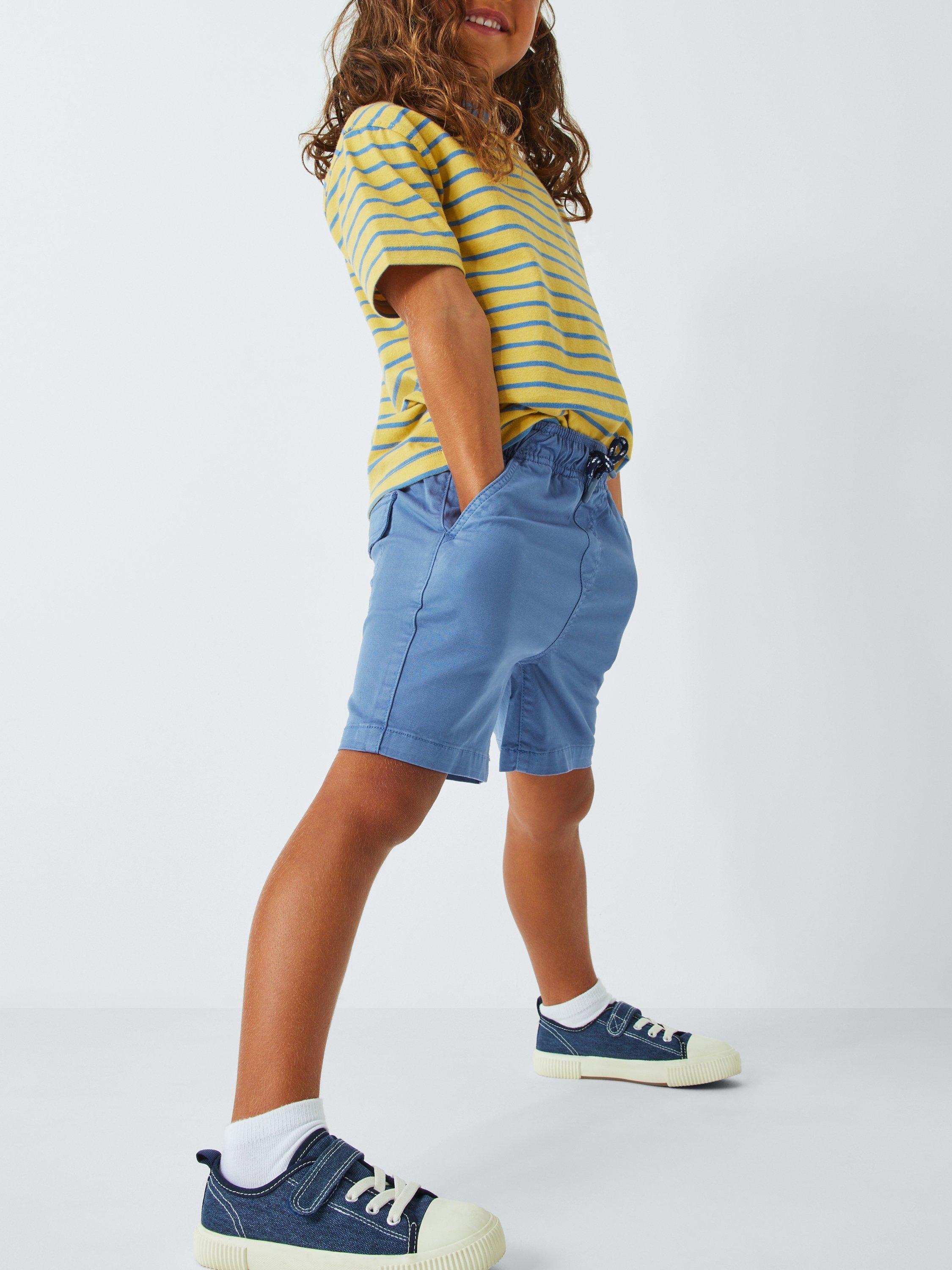 Product image 5 of 7, which shows John Lewis Kids' Dock Shorts, Blue, 2 years
