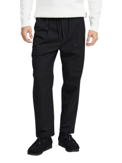 Casual Friday Haakan Relaxed Fit Stretch Trousers, Black