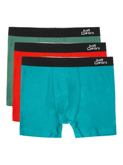 JustWears Pro Boxers, Pack of 3, Multi Surprise Me Colours, Multi Surprise Me Colours