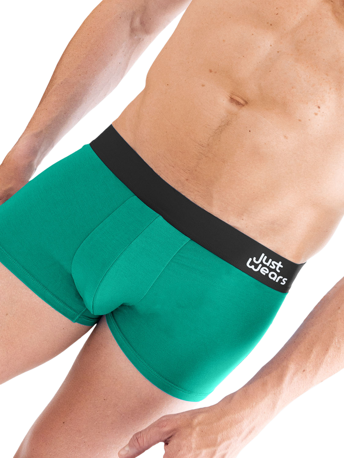 Product image 5 of 7, which shows JustWears Active Trunks, Pack of 6, Multi, S
