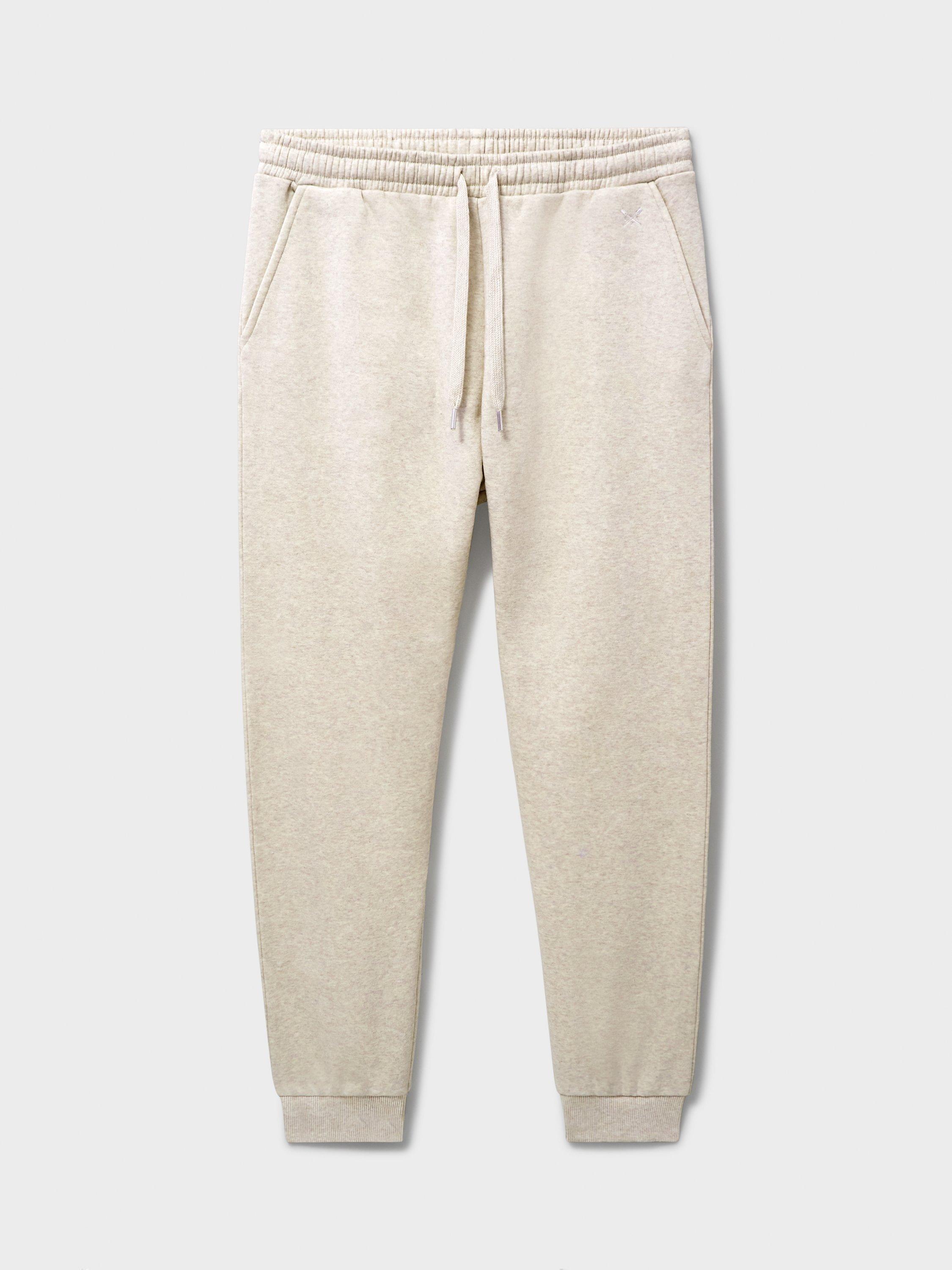 Product image 5 of 5, which shows Crew Clothing Classic Crew Joggers, Oatmeal, 8