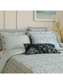 Bedeck of Belfast Dhaka Duvet Cover Set - view 2, Blue Chambray