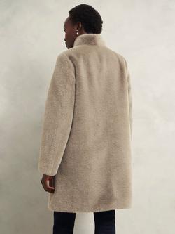 Hobbs Tarini Faux Fur Coat - view 2, Mink