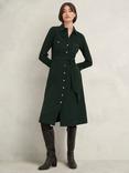 Hobbs Petite Pricilla Shirt Dress, Rich Green