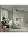 V&A Daffodil Dreams Duvet Cover Set, Mid Green