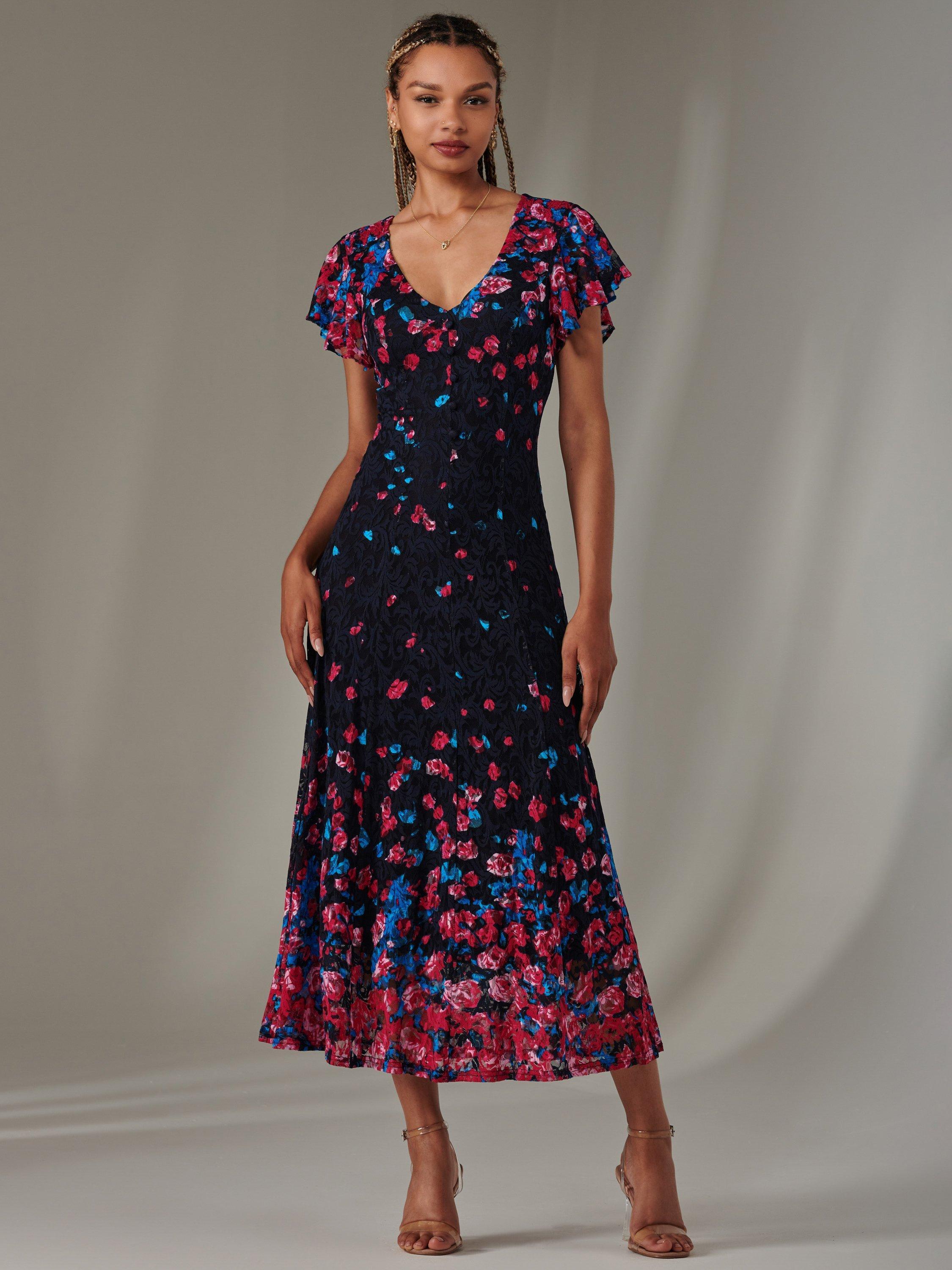 Jolie Fleur Maxi Dress