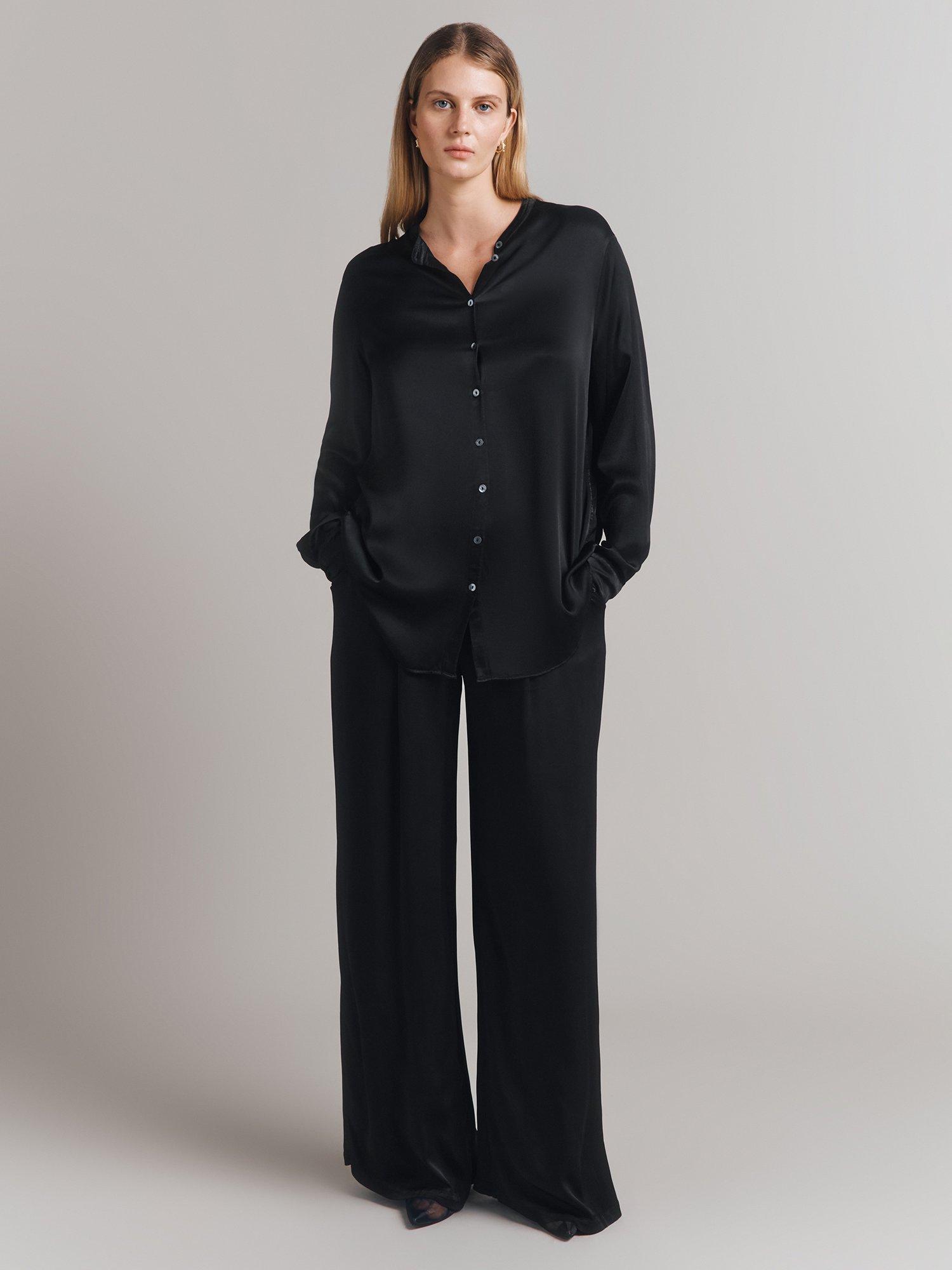 Ghost Lila Relaxed Satin Shirt